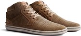 Travelin Stafford - Hoge leren heren sneakers - Lichtbruin - Maat 40