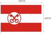 Leidse vlag Leiden 200 x 300cm