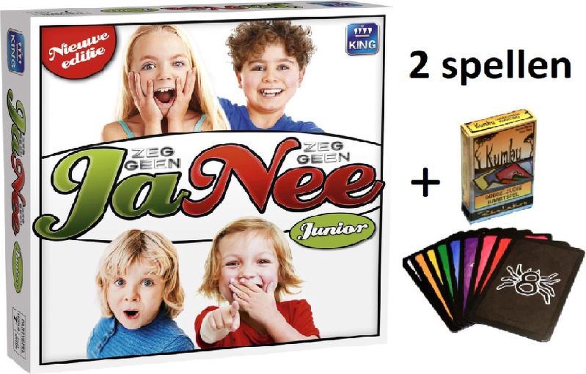 Zeg Geen JA Zeg Geen NEE Junior + Kumbu Kaartspel - dubbel zo leuk