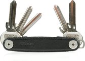 Wunderkey Leather Black Sleutelhanger - Sleutelhouder 2.0 - 8 Sleutels - Leer - Zwart