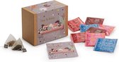 Gift Box thee - Time to Relax - Cadeauset thee - 4 verschillende smaken - 28 pyramidezakjes