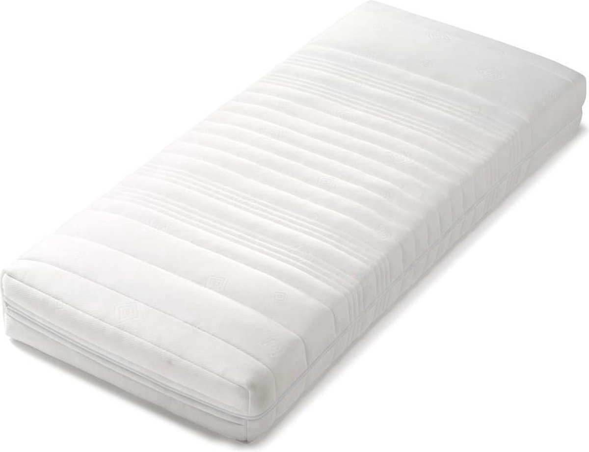 Maxibedden Goedkoop Eenpersoonsmatras - Koudschuim 7-zone Pocket - 90x200 - 20cm Wit