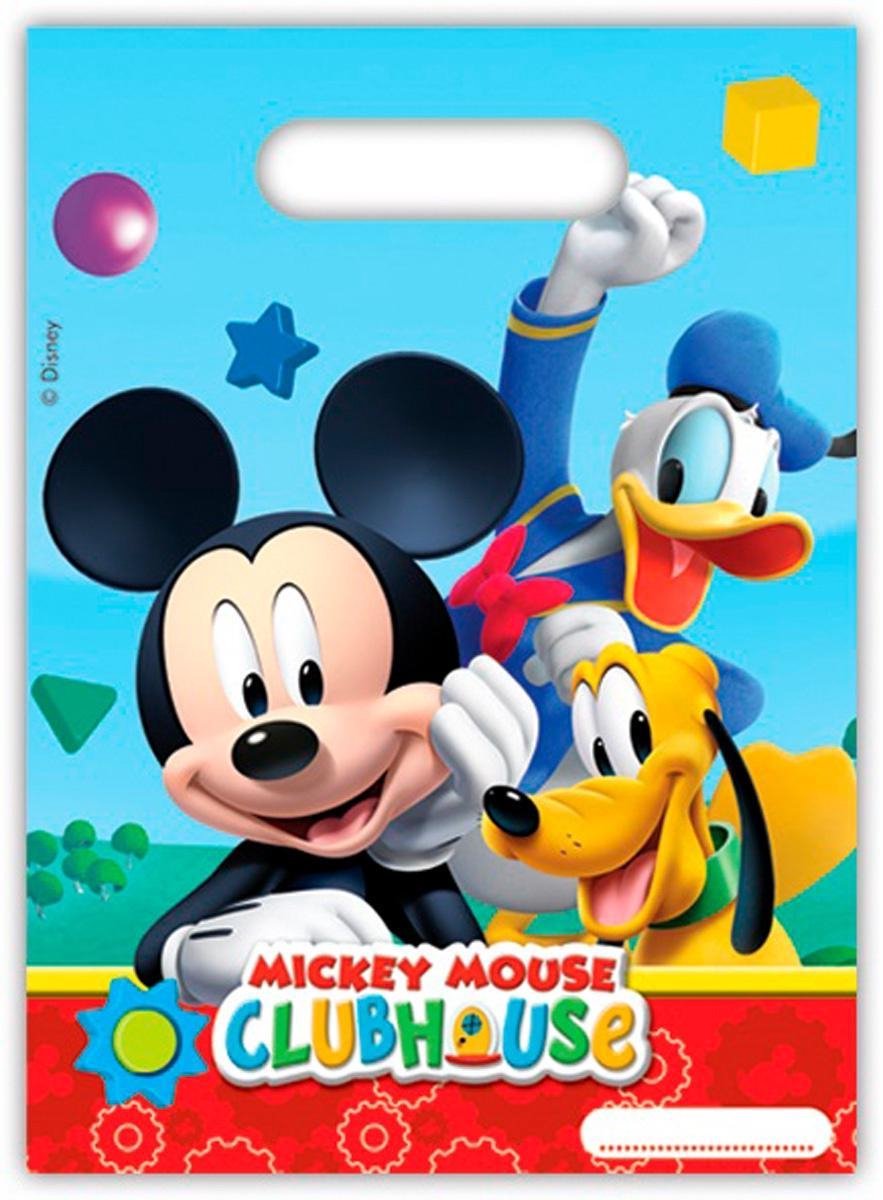 Disney Mickey Mouse Clubhouse uitdeelzakjes 6 stuks