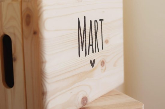 Gepersonaliseerde houten box