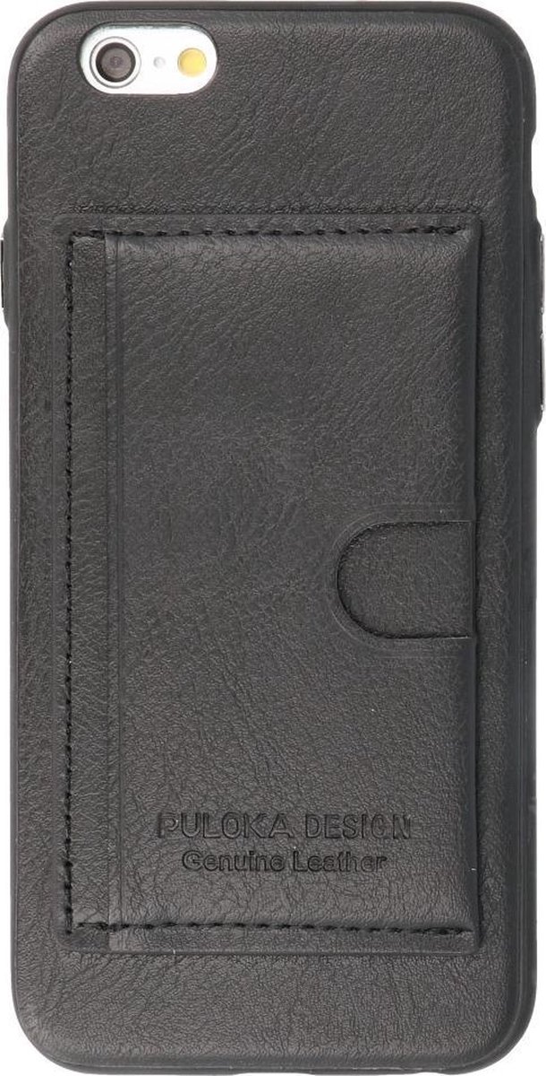 Zwart Hardcase cover Hoesje voor Apple iPhone 6s