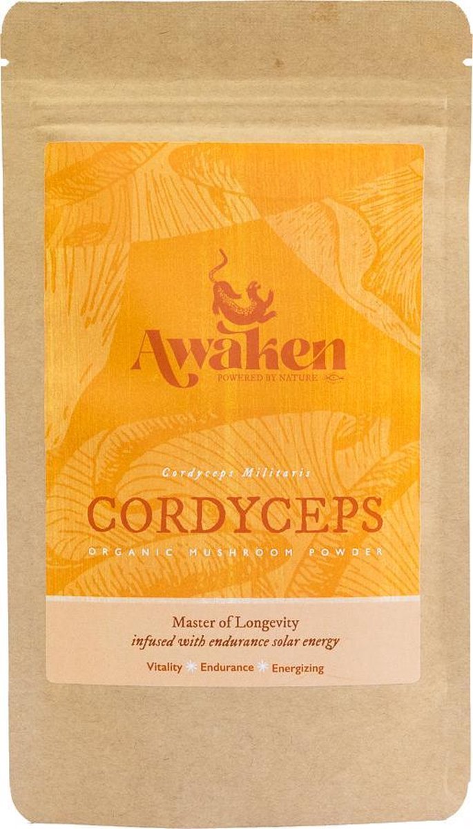 Goedkoopste Awaken Cordyceps Paddenstoelen Poeder - Premium quality - 100 Gram Stazak