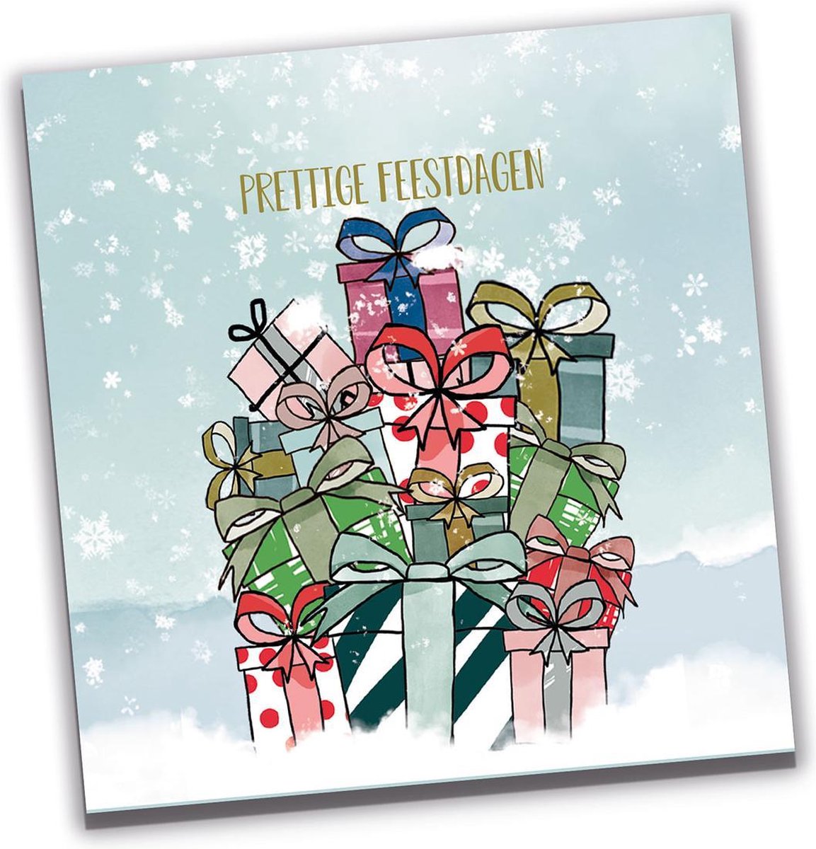 Luxe Kerstkaarten kerstcadeautjes kerstwens dubbele wenskaart