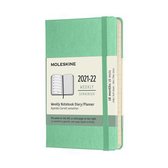 Moleskine 18 Maanden Agenda - 2021/22 - Wekelijks - Pocket - Hardcover - IJs Groen