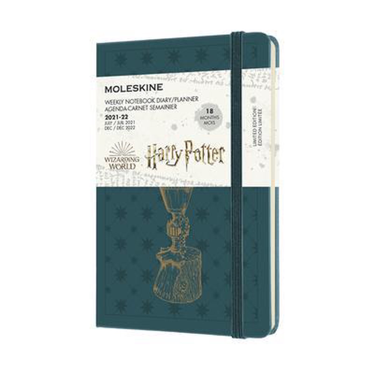Schat Soedan Eenzaamheid Moleskine 18 Maanden Agenda - 2021/22 - Harry Potter - Wekelijks - Pocket -  Hardcover... | bol.com