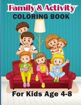 Family & Activity Coloring Book
