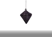 Kerstbal Diamantvorm Paars H13 D9