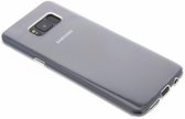 Hoesje Siliconen Geschikt voor Samsung Galaxy S8 Plus - Softcase Backcover smartphone - Transparant