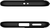 Samsung Galaxy A21 silicone zwart hoesje | Met Gratis 2X Tempered glass Screenpotrector met Cleaning set