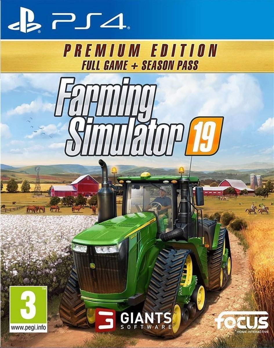 Farming Simulator 19 Premium Edition - PS4 - Focus Home Interactive
