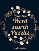 Large Print Wordsearch Puzzles