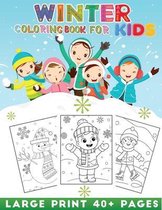 winter coloring book for kids