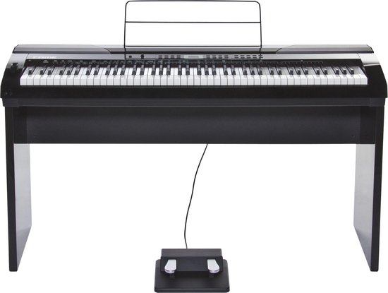 Digitale huispianoÆs - Fame DP-4000 PE - Digitale piano zwart high gloss (88...