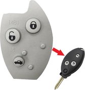 Autosleutel Rubber Pad 3 knoppen geschikt voor Citroen sleutel C2 / C3 / C4 / C5 / C6  / Picasso  / Berlingo / Xsara / citroen sleutel behuizing pad knoppen.