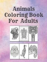 Animals Coloring Book For Adults