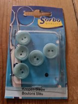 5 Knopen Blauw Sorbo