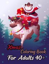 Xmas Coloring Book Adults 40+