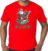 Grote maten fout Kerstshirt / Kerst t-shirt 1,5 meter punk rood voor heren - Kerstkleding / Christmas outfit 3XL