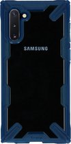 Ringke Fusion X Backcover Samsung Galaxy Note 10 hoesje - Blauw