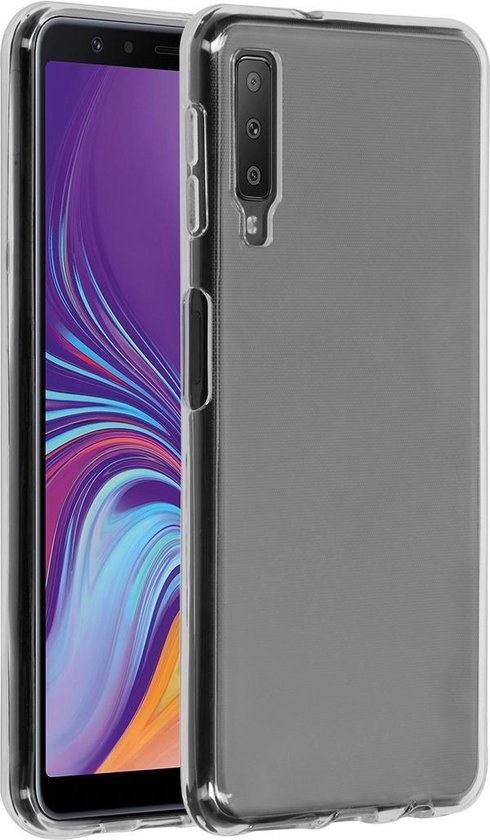 Accezz Hoesje Geschikt voor Samsung Galaxy A7 (2018) Hoesje Siliconen - Accezz Clear Backcover - Transparant