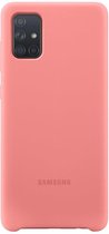 Samsung Silicone Cover Case - Samsung A71 - Roze