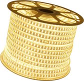 5 METER DOUBLE RIJEN EXTRA HELDER  LED STRIP WARM KLEUR ，2835-180LEDS,120MM,220V ,1 METER VOOR BINNEN EN BUITEN (LET OP :GEEN STEKKER INBEGREPEN)