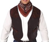 Fiestas Guirca Verkleedcolbert Cowboy Kunstleer Bruin One-size