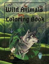 Wild Animals Coloring Book
