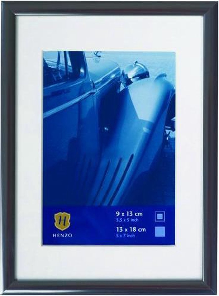 Fotolijst - Henzo - Portofino - Fotomaat 13x18 cm - Donkergrijs