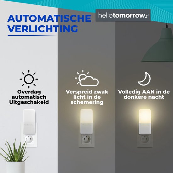 Easy Touch Serie - Nachtlampje Stopcontact - Nachtlampje Volwassenen en Kinderen van Easy Solutions — afbeelding 4