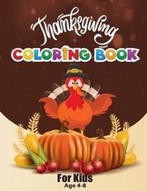 thanksgiving coloring book for kids age 4-8