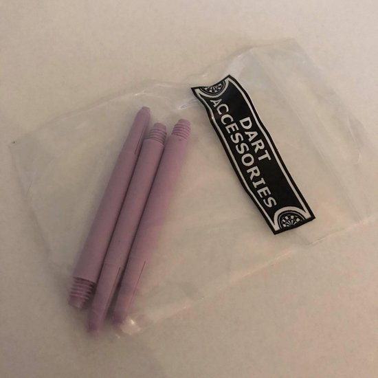 Foto: Deflectagrip shafts nylon medium pastel paars 3 stuks laatste sets