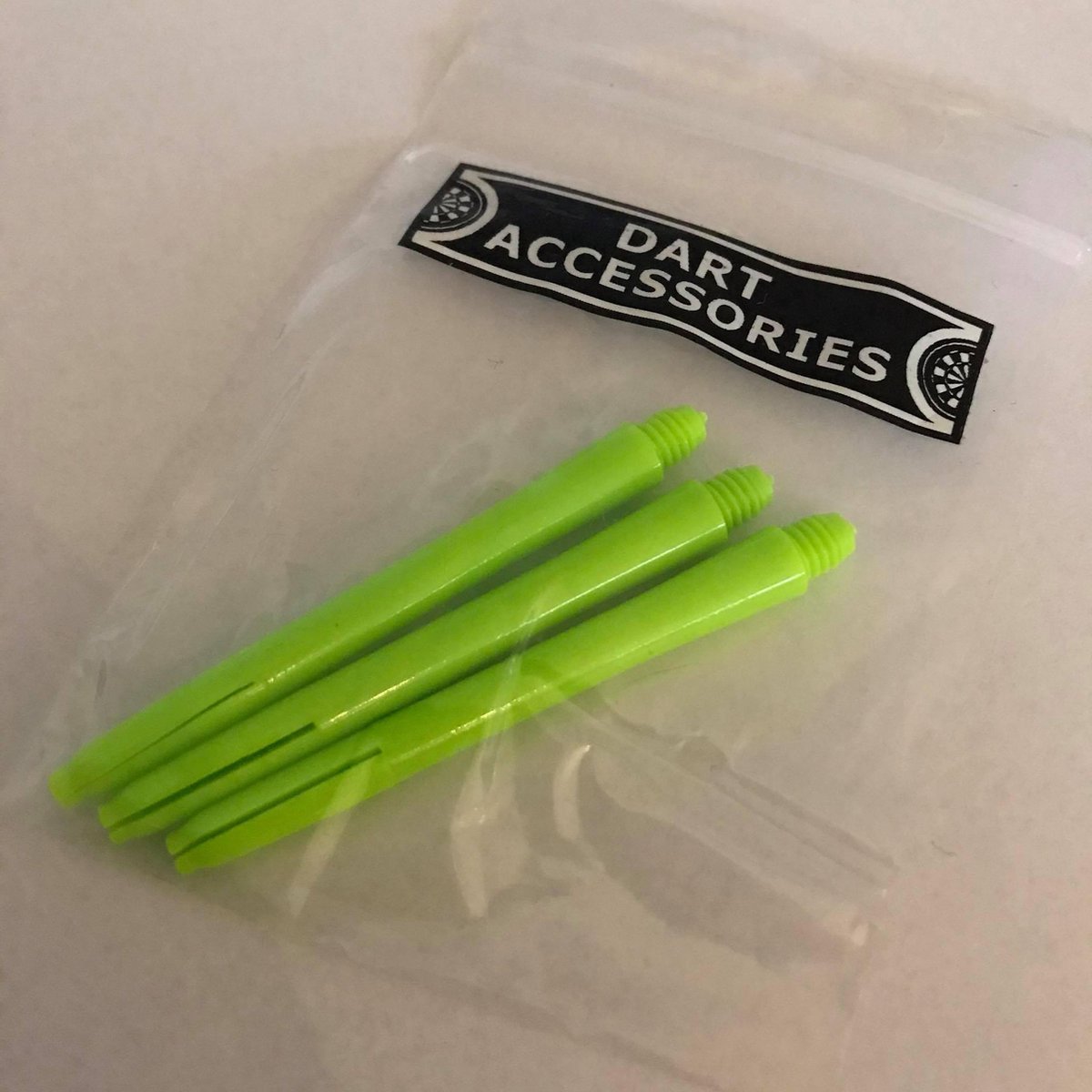 Deflectagrip Shafts Nylon Medium Limoengroen 3 stuks LAATSTE SETS!!