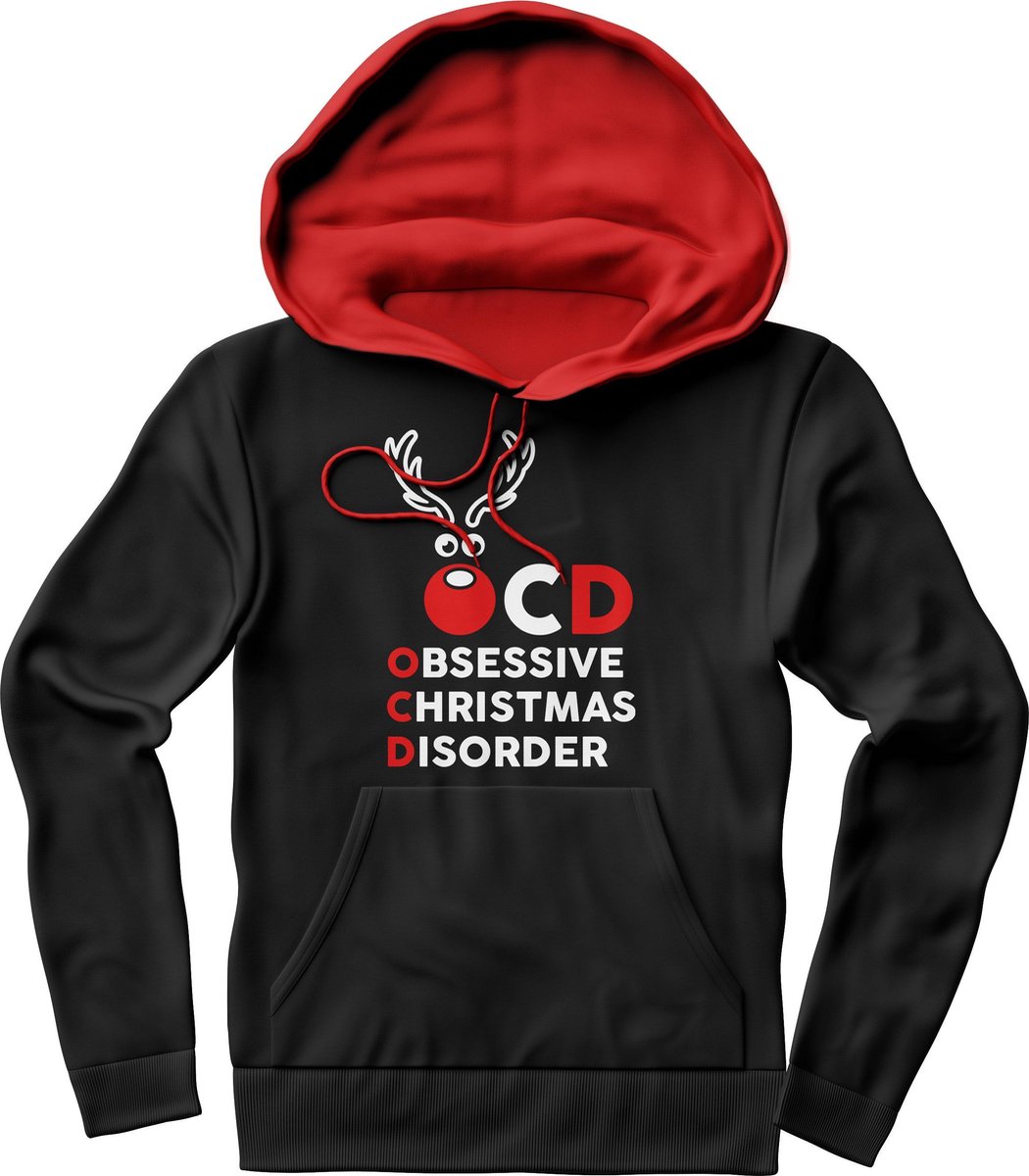 bol.com | Kerst OCD Hoodie Dames / Heren – Grappige kerst teksten