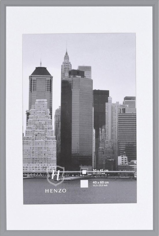 Fotolijst - Henzo - Metallica - Fotomaat 40x60 cm - Zilver