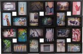 Fotolijst - Henzo - Magnolia Gallery - Collagelijst voor 24 foto's - Fotomaat 10x15 cm - Zwart