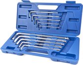 10 Delige Lange INCH Inbussleutel Set GROTE MATEN