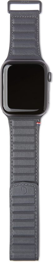 DECODED Traction Strap - Magnetisch Horloge Bandje geschikt voor Apple Watch 6 / SE / 5 / 4 (40 mm) en Apple Watch 3 / 2 / 1 (38 mm) - Antraciet - Decoded