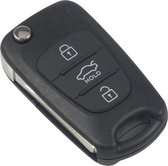 Autosleutel 3 knoppen klapsleutel (O3B) geschikt voor Hyundai sleutel / Accent / Avante Veloster / i10 / i20 / i30 / iX35 / Kia Picanto / Sportage / K2 / K5 / Hyundai sleutel + gev