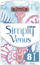 6x Gillette Venus Wegwerpmesjes Simply Venus 8 stuks