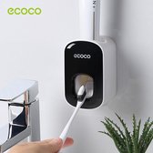 ECOCO |  2x Automatische Ecoco Tandpasta Dispenser | Tandpasta dispenser | Toothpaste dispenser | Tandpasta | Tandpasta uitknijper | Toothpaste - zwart