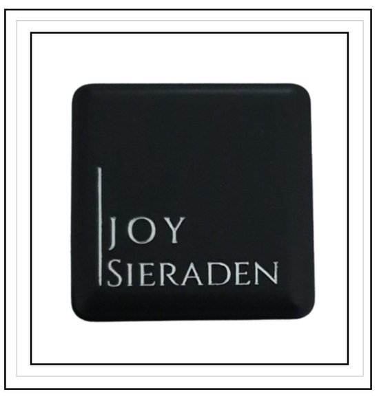 Joy|S - Zilveren 2 hartjes twisted oorhangers stud - JYC