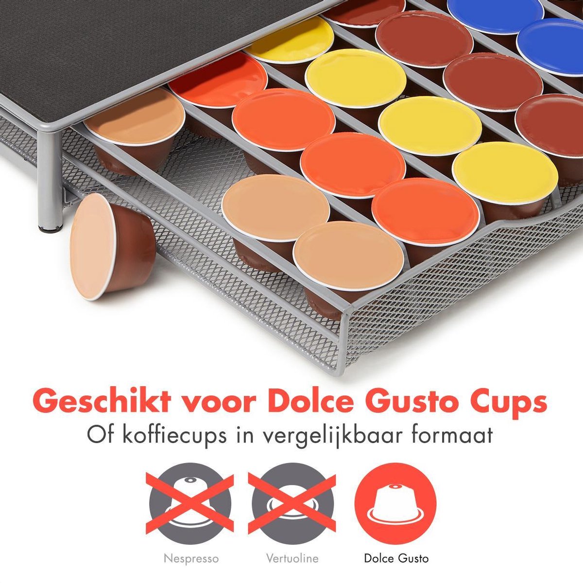 Capsule Holder with Tray (36 cups - Blackwood Capsule Holder with Tray (36 cups - Blackwood