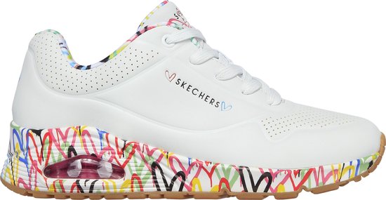 Skechers Uno - Loving Love Dames Sneakers - White - Maat 38
