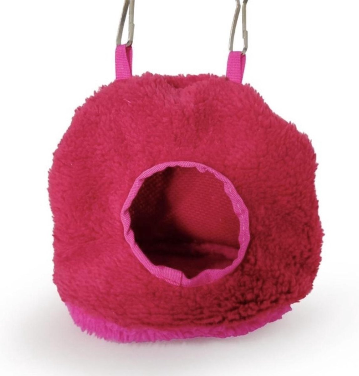Bol.com Vogelhuisje - Fleece Slaapzak - Rood - Vogels/Parkieren/Agapornissen aanbieding