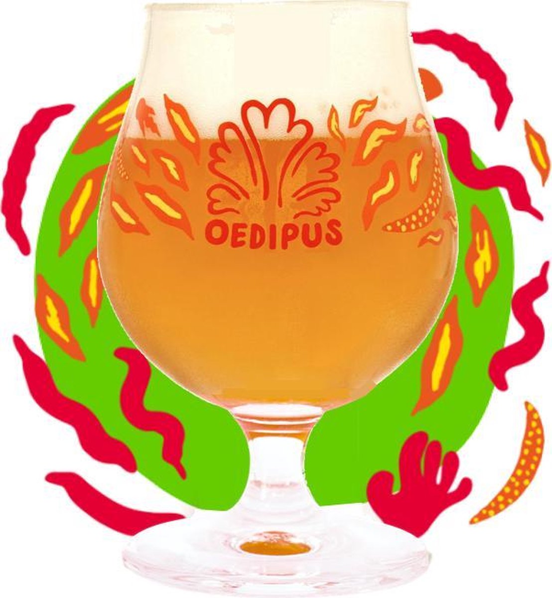 Oedipus Thai speciaal bierglazen - 6 stuks | bol.com